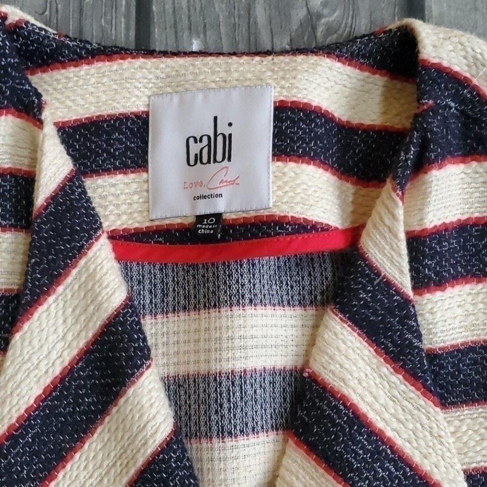 Cabi Cruise Jacket Love Carol Collection Sz 10 - Picture 4 of 8